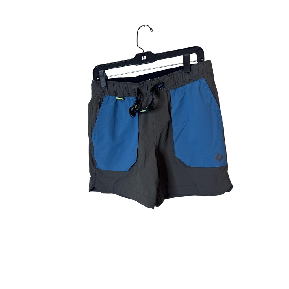 Roark Versatile River Shorts‎ Mens Small Gray Blue Colorblock